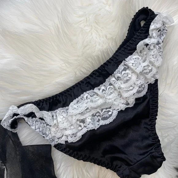 S Complete set Vs Victoria’s Secret sexy little thing french Maid Apron costume - Picture 17 of 17